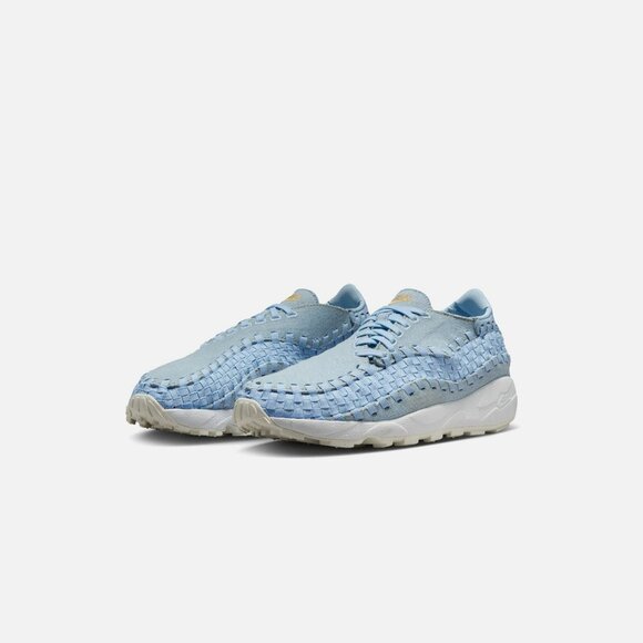 Nike Air Footscape Woven Light Blue Sneakers  Womens Casual Shoes Unique Design - Picture 3 of 11